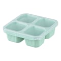 Miniatyrbild 9 av 11: 4-pack Snackcontainrar Delad Bento Snackbox 4 Fack R blue one-size