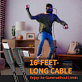 Miniatyrbilde 3 av 10: INF Link-kabel USB-C for Oculus Quest 2 Svart 5 meter