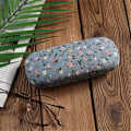 Miniatyrbillede 6 af 10: Brilleretui Solbriller Holder CASE BLOMMARBLOM sort black Flower-Flower