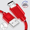 Pikkukuva 3 / 5: Micro USB -kaapeli Nylon nopea lataus USB-kaapeli Samsung Xiaomi Redmi Huawei Lg Microusb Android-puhelinkaapelit