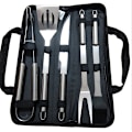 Miniatyrbilde 1 av 2: Set med 5-i-1 etui, premium grillredskaper i rustfritt stål