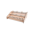 Miniatyrbild 4 av 5: Träfärgställ Modulärt Fäste Organizer Förvaring 74 hål 3 nivåer 124