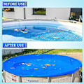 Miniatyrbild 4 av 5: Poolskydd för 6 8 10 fot i diameter över marken Rund pool, badtunna Spa Pool filtskydd Idealisk för dammtät 305 cm