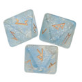 Miniatyrbillede 1 af 11: 3 stk Harts Tærninger Sæt 8-sidede Runde Tærninger Resin Assorterede Polyhedriske Tærninger Sæt Polyhedrisk Divination Bordplade Tærning Blue 0.02