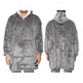 Miniatyrbillede 3 af 11: Oversized Hoodie med Hætte - Filt gray 780