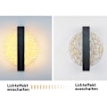 Miniatyrbillede 4 af 6: Indendørs væglampe i akryl LED-væglampe - Rund sort guldfolie ensfarvet varmt lys