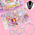 Miniatyrbillede 2 af 3: DIY - Perleboks - Akrylperler - Mix - 500 stk - Smykkefremstilling multicolor