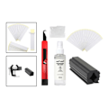 Miniatyrbillede 3 af 4: 1/3 Golfklubba grepp kit grepp tejp remsor 120ml grepp lösningsmedel regripping 5 st set 1 st