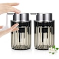 Miniatyrbild 1 av 5: 2-pack skummande tvålpump - Transparent akryl skumhandtvålpump för badrum, modern påfyllningsbar Clear Grey