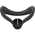 Miniatyrbillede 1 af 5: Silikon VR-ansigtsmaske til Oculus/Meta Quest 2 Headset Briller Svedtæt Vandtæt Cover Udskiftning til Q2 VR-tilbehør (sort)