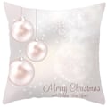 Miniatyrbilde 1 av 2: 18' julrosa omslag Snowflake Case Soffa Heminredning #10