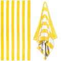 Large Beach Towel for Adults - Quick-Drying Microfiber - Lightweight & Compact (180 x 90 cm, 70 x 35 inches) (Yellow)-FA- yellow