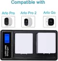 Dobbel batterilader for Arlo Pro-batteri, Arlo Pro 2-batteri, Arlo Go-batteri, LCD-batteriladeradapter