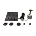 Miniatyrbillede 1 af 4: Solcelledrevet Vandpumpe, 200 l/h, Solcelledrevet Springvand, Damppumpe med