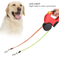 Miniatyrbilde 5 av 5: Jiawu dobbelt innfellbart hundekobbel, 3 m automatisk kobbel for to D