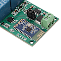 Miniatyrbillede 3 af 5: 2-kanals Bluetooth-relæmodul kort APP fjernbetjening med lysindikator DC 12V