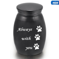 Miniatyrbilde 1 av 5: Svarte legerte kjæledyrurner Kjæledyr Hund Katt Fugler Mus Kremering Aske Urne Minneskap Columbarium Kjæledyr Minnesmerker Ministørrelse H08 H08