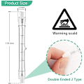 Miniatyrbilde 2 av 5: 5-pakke R7S halogenlampe 118mm 200W 230V, R7S halogenstav 118mm, R7S halogenlampe dimbar halogenstavslampe