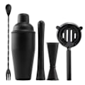 Miniatyrbilde 4 av 5: Cocktail Shaker Sett - Matt svart - Rustfritt stål svart