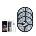 Miniatyrbillede 1 af 10: 30M - 44-Tast Bluetooth LED-Strips - APP-styring MultiC multicolor 30m smd5050 bluetooth led strip 18LE