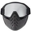 Pikkukuva 2 / 2: Vinter Snö Skid Snowboard Snöskoter Motorcykel Vindtät Glasögon Mask (silver)