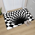 Miniatyrbild 1 av 5: 3D Vortex-mattor - halkfria mattor runda Vortex Illusion-mattor