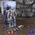 Miniatyrbillede 1 af 4: ZD Toys Marvel Iron Man Mk1 Mk2 Mk3 Mk4 Mk5 Mk6 Mk7 Mk42 Mk43 7\" Film Actionfigur Iron-man Mark 1 2 3 4 5 6 7 42 43 Legends C WM-MK1 A - Boxed