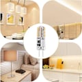Miniatyrbild 5 av 5: 10x G4 LED-lampor 12V AC/DC Varmvit 3000K 2W, dimbar - WELLNGS