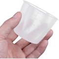 Miniatyrbild 2 av 4: Transparenta graderade måttkoppar av plast Rismått