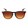 Miniatyrbillede 2 af 3: Retro Solbriller Leopard Brun Glas Brun brown