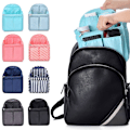 Miniatyrbillede 3 af 11: Rygsæk Opbevaring Indsækspose Indre Pose Lomme Sortering Pose Liner Organizer Gray