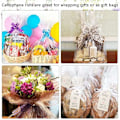 Miniatyrbild 4 av 5: Klar cellofanrulle, transparent presentpapper, florist, transparent papper