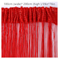 Miniatyrbilde 10 av 10: Stringgardin Hengende perlegardiner LYSBRUN - Perfe-XF5- light brown