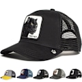 Pikkukuva 2 / 2: Mesh Baseball Cap Broderad Utomhus Solhatt Justerbar Kep Black Panther