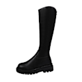Miniatyrbilde 4 av 4: Chunky Heels Dans, mid-calf vinterstøvler 38