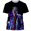 Miniatyrbillede 2 af 5: Michael Jackson T-shirt - Mænd Kvinder Mode Casual 3d-print T-sh