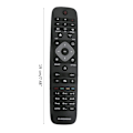 Miniatyrbilde 5 av 8: Universalfjernkontroll for Philips Smart TV, TV-fjernkontrollerstatning for Philips 242254990467/2422 549 90467