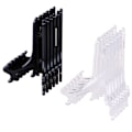 Miniatyrbillede 3 af 5: 12 stk. Display Stativ Staffli Tallerkenholder Billede Fotokunst Plast Hvid 12Pcs White