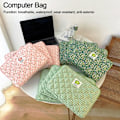 Miniatyrbild 4 av 10: Laptop Sleeve Case Väska Liner Bag 11 TUM GRÖN BLOMMA 11inchGreen Flower