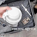 Miniatyrbillede 4 af 5: Foldbar elkedel 0,6L rejsekoger i silikone Foldbar