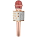 Miniatyrbillede 2 af 8: Karaoke mikrofon med højttaler og Bluetooth pink 320
