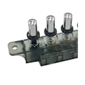 Miniatyrbild 3 av 5: Knappomkopplare för spiskåpa MQ165 AC 250V 4A 5 knappar As Shown