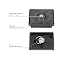 Miniatyrbild 1 av 2: Snabbkopplingsplatta 1/4\" skruv för Manfrotto 3157N 3030 3130 3160 3262QR