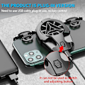 Miniatyrbild 5 av 5: Pubg Mobile Game Controller, [ny design] Pubg Game Trigger med kylfläkt Sensitive Aim Controller Shooter Joysticks för Pubg/call Of Duty, svart
