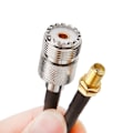 Pikkukuva 4 / 5: SMA-naaras UHF SO239 PL259 -naaras RG58 Pigtail-kaapeli RF-koaksiaaliliitäntäkaapeli