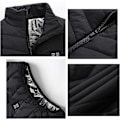 Miniatyrbillede 5 af 5: Opvarmet Veste Dame Body Warmer 3 Justerbar Temperatur Sort Black XL