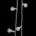 Miniatyrbild 5 av 5: Ljusslinga 40 m bollar 400 LED varmvit 8 funktioner Vit