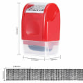 Miniatyrbilde 5 av 5: Identitetstyveribeskyttelse Roller Stamp Konfidensialitet Roller
