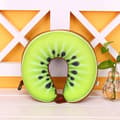 U-formad resekudde Nanopartiklar Nackkudde Vattenmelon Citron-FA2-