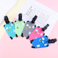 Miniatyrbillede 5 af 7: 5 stk Bagagemærker Rejsetaske Silikon Bagagemærker Etiket Rejsetaske Navn Adresse ID Etiket 5 Colors
